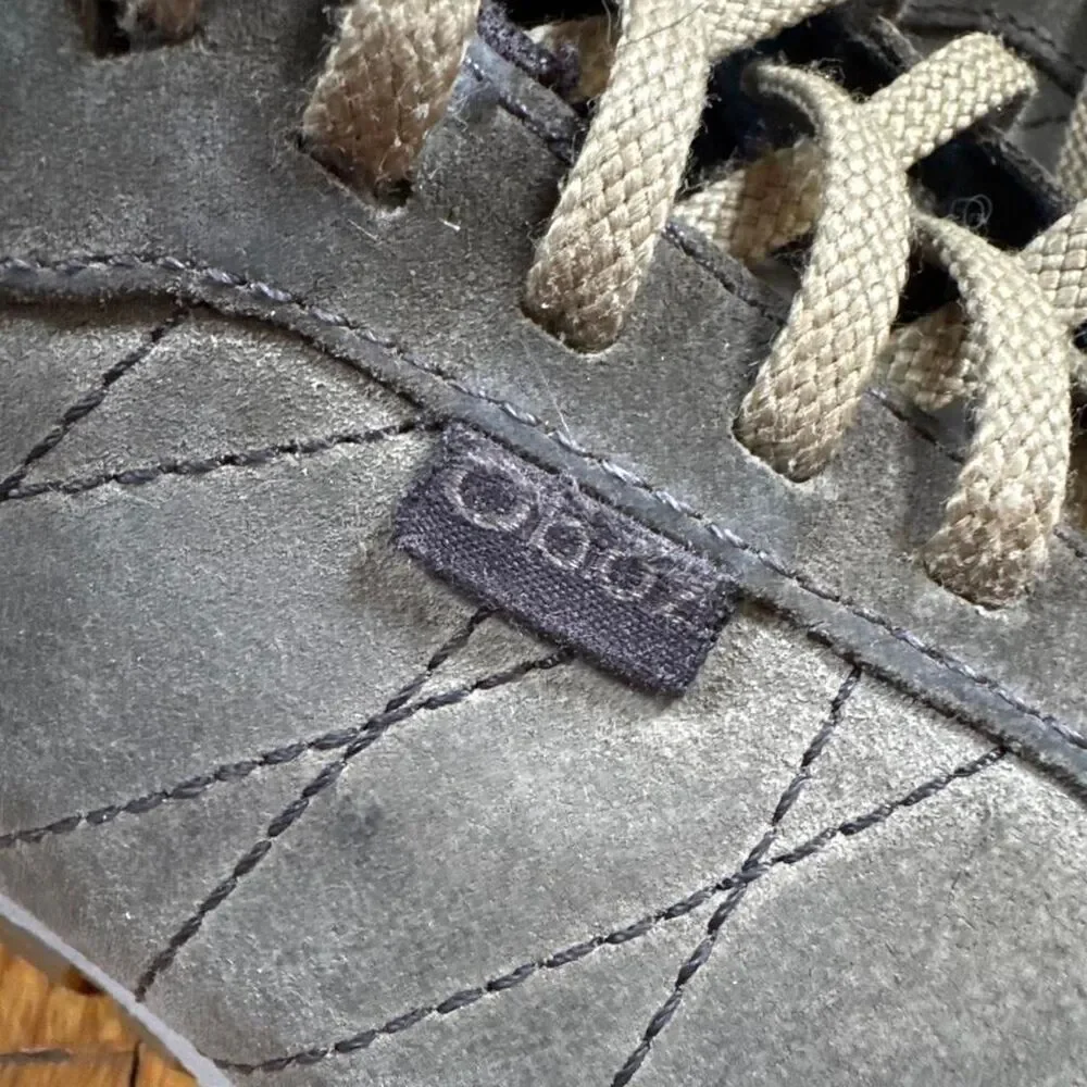 Oboz Men's Bozeman Low Trail Hiking Shoes 8.5 Wide Canteen Olive Brown